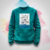 Теплий світшот кольору смарагд з дитячим малюнком Одеса від Кіри